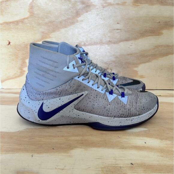 Nike -Zoom Clear Out Demarcus Cousins PE-Athletic -Gray -Men's -11.5 -888404-050 - Picture 1 of 9